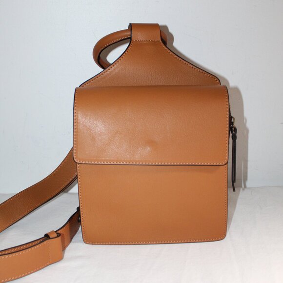 NWOT Sundance Carousel Sling Bag Leather Shoulder Bag Top Round Handle - Picture 1 of 9